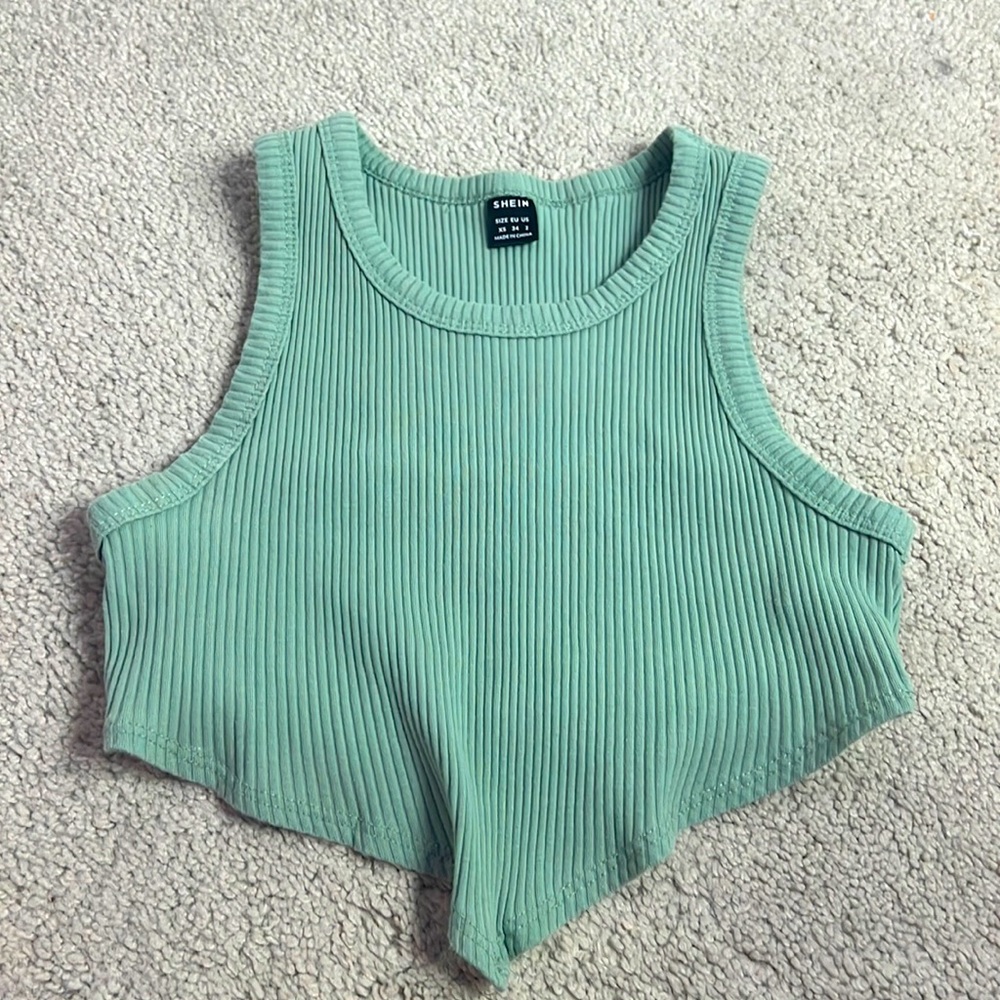 Shein bandana cropped top